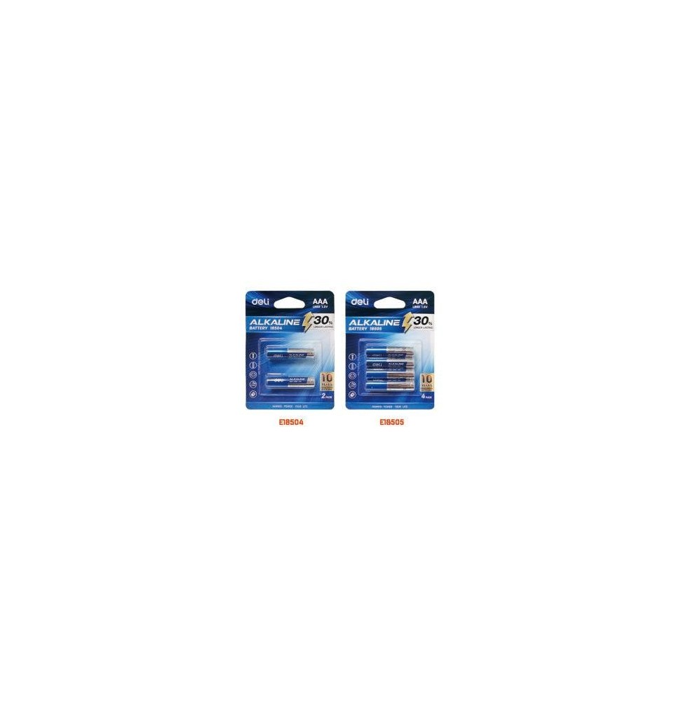 Deli AA Alkaline Battery 2Pc - 1Card