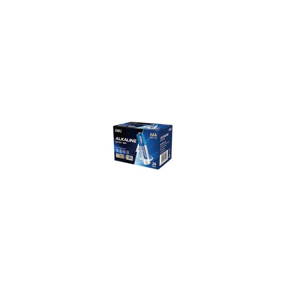 Deli AAA Alkaline Battery LR03 4Pcs - 1Pck