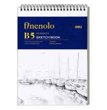 Deli Finenolo Sketch Book B5 100Gsm 40Sheet