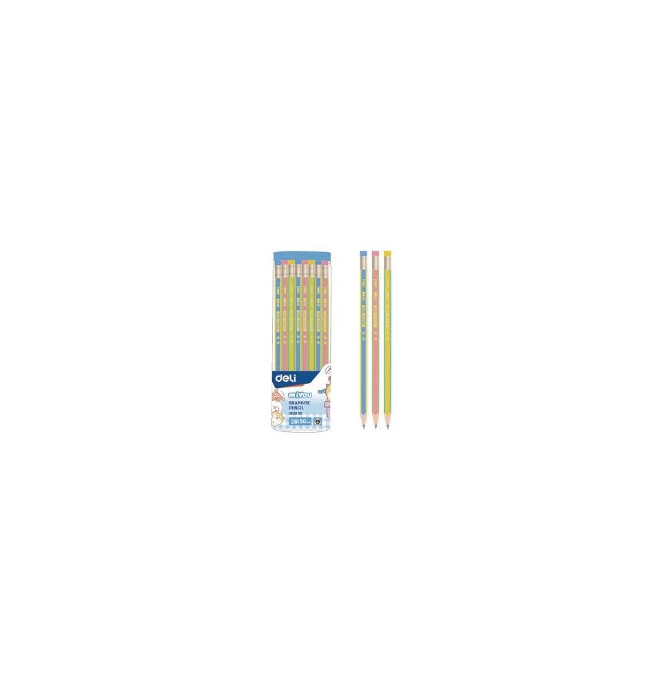 Deli Miyou Graphic Pencil U52606 50Pcs*1Box