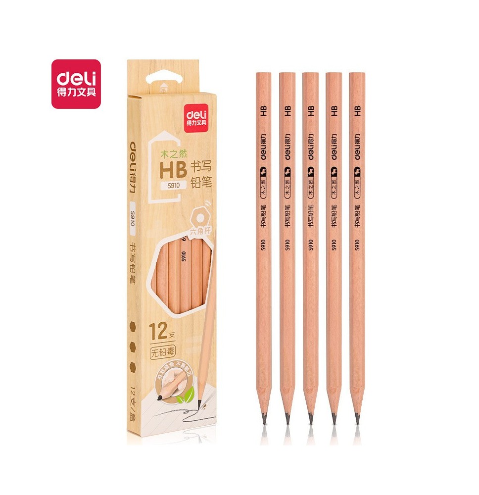 Deli HB Pencil 12Pcs*1Pck