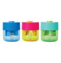 Deli 2Hole Pencil Sharpener 1Pc