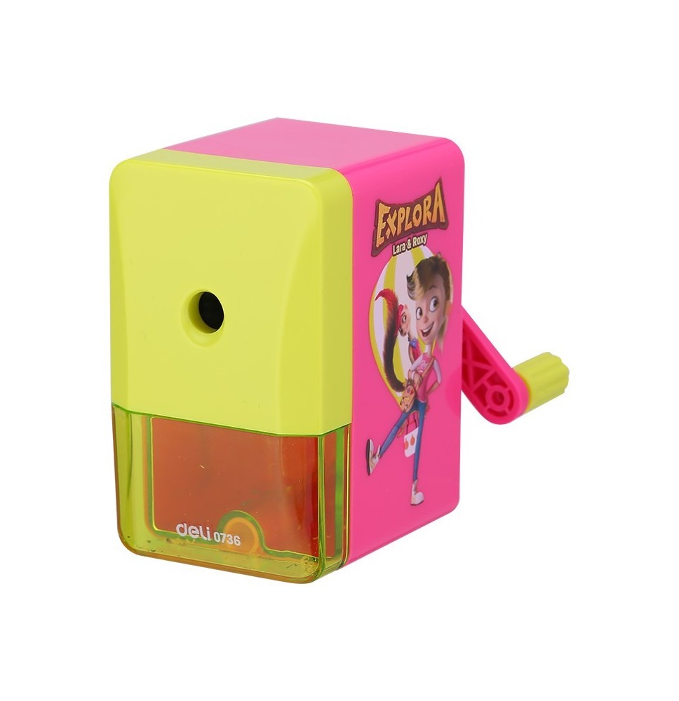 Deli Rotatory Pencil Sharpener Explora 1Pc