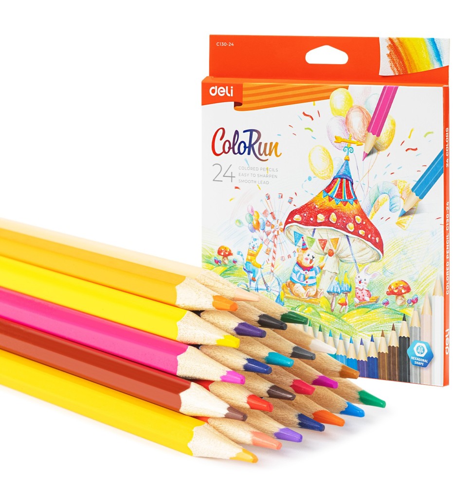 Deli Colorun Color Pencil 24Pcs 1Pck