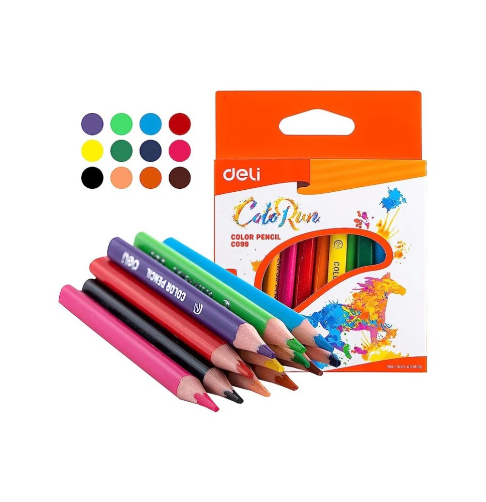 Deli Color Pencil 12Pcs1Pck