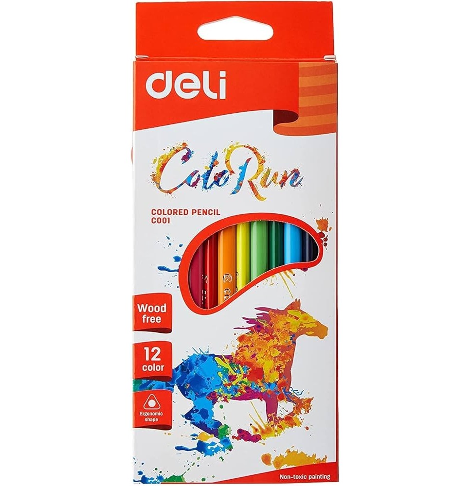 Deli Color Pencil 12Pcs 1Pck