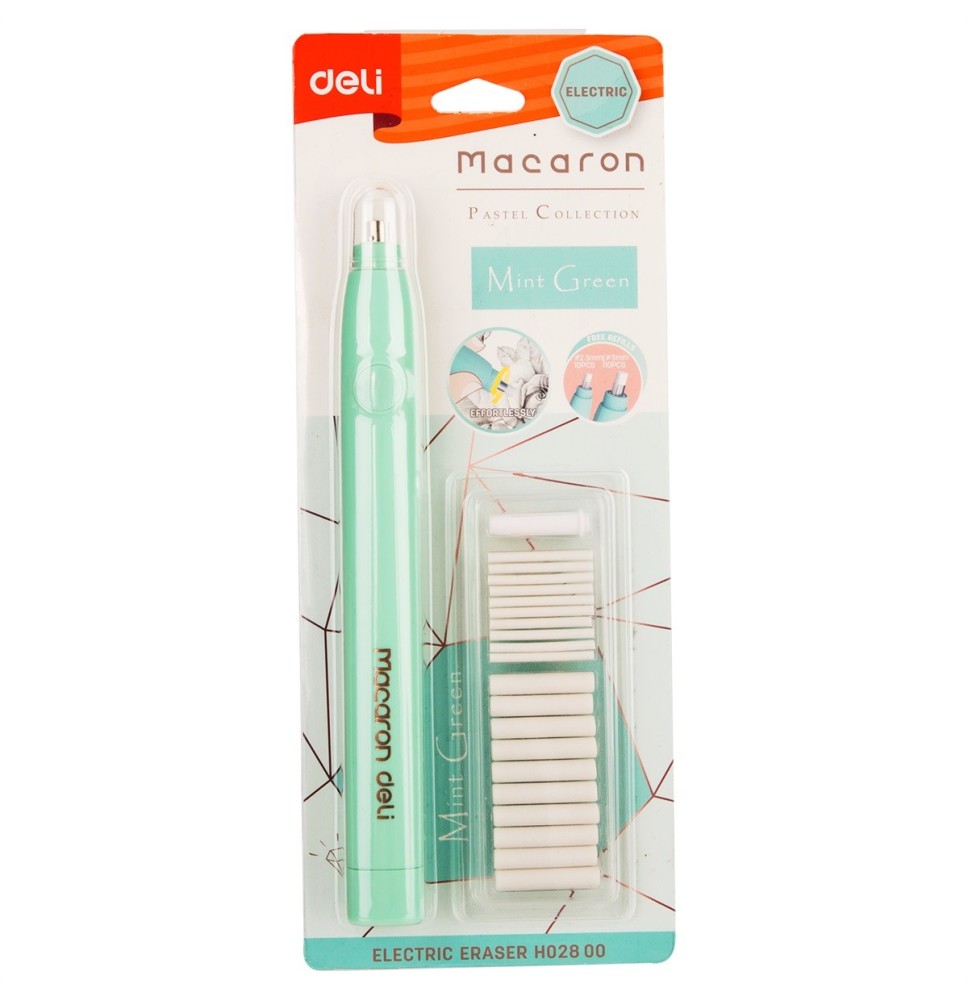 Deli Macaron Electric Eraser