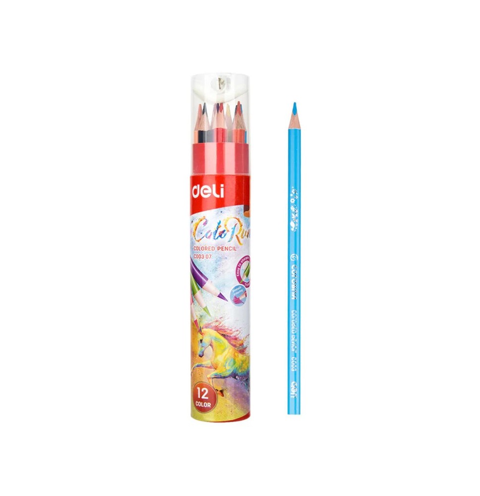 Deli Color Pencils  12Pc 1Pck