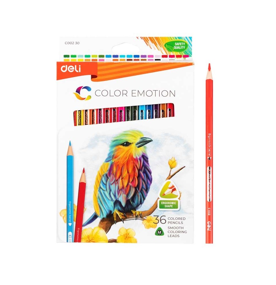 Deli Color Pencil 36Pc 1Pck