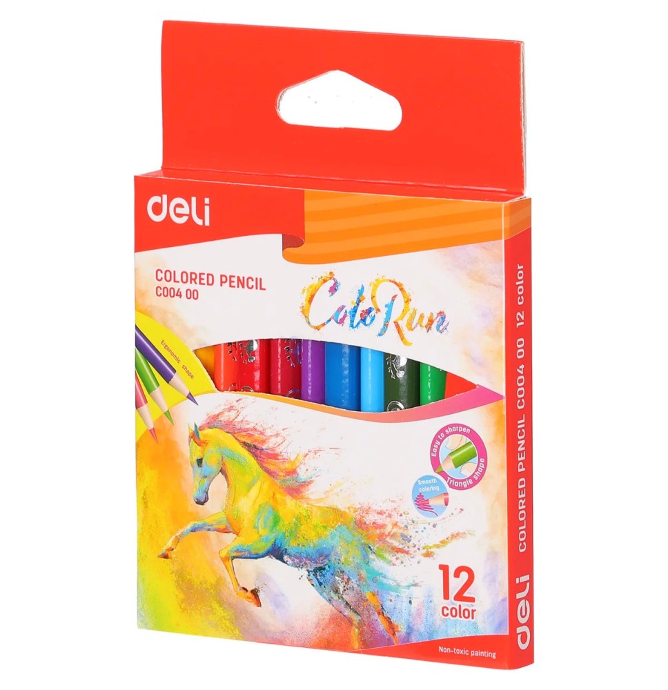 Deli Pencil Color 12Pcs 1Pck